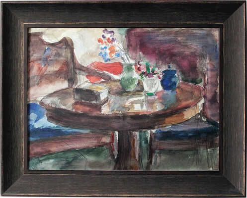 Сорокин Иван Васильевич. Натюрморт на Павловском столе  